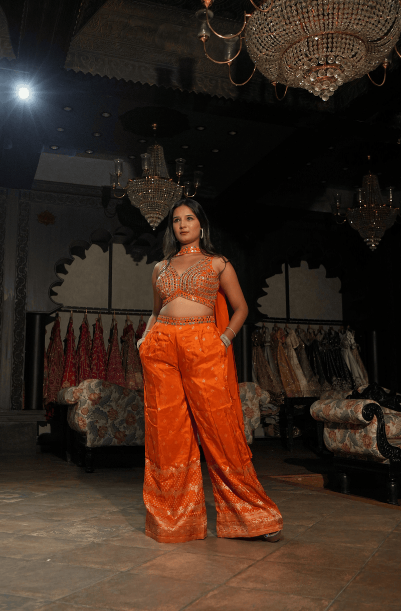 Amber Palazzo Lehenga Set