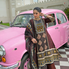 Chocolate Brown Kurti Set