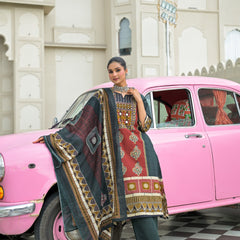 Teal & Rust Kurti Set