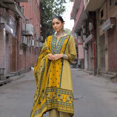 Mustard Yellow Kurti Set