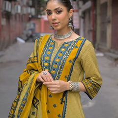 Mustard Yellow Kurti Set