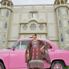 Chestnut Brown Kurti Set