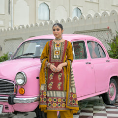 Mustard & Rust Kurti Set