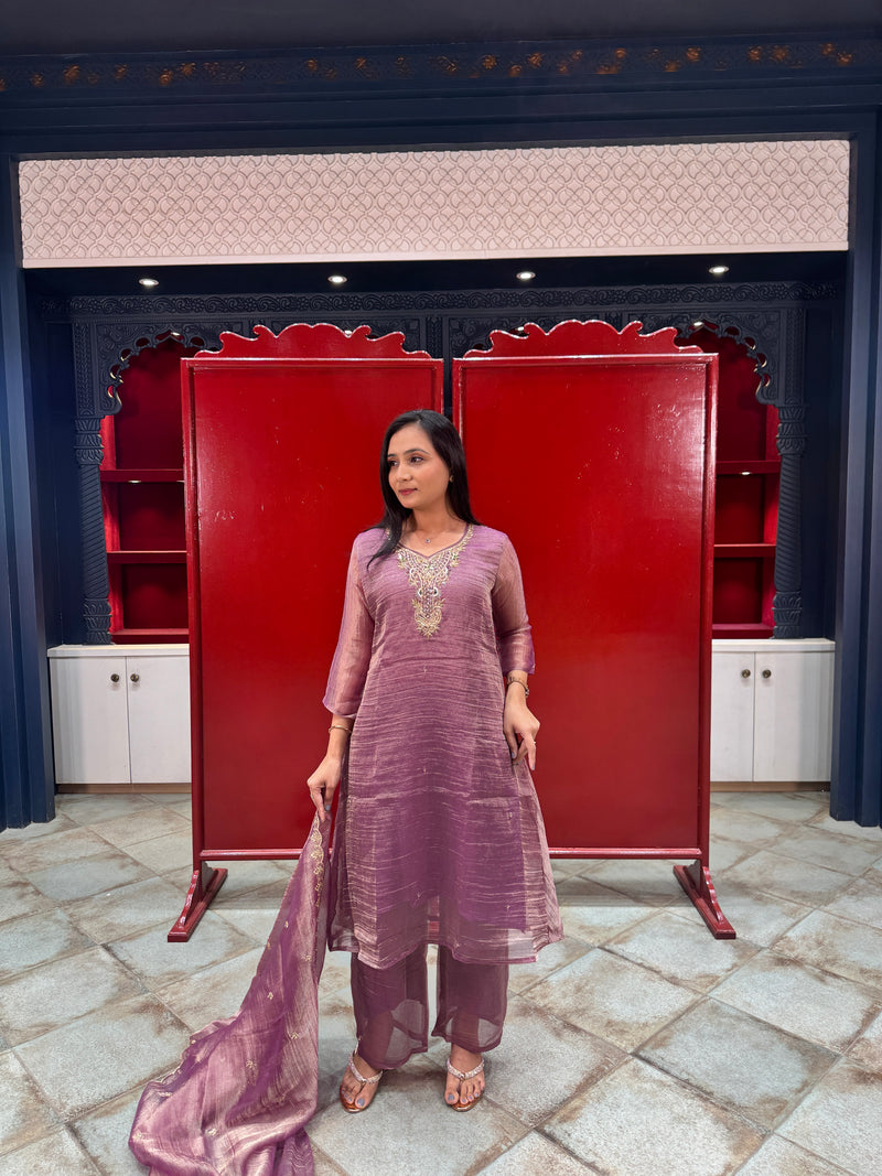 Dusty Mauve Kurta Set