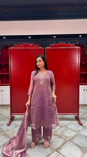 Dusty Mauve Kurta Set
