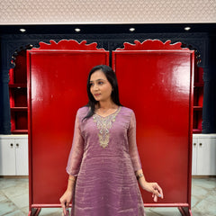 Dusty Mauve Kurta Set