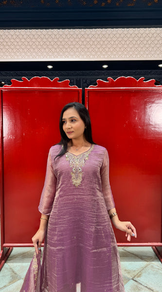 Dusty Mauve Kurta Set