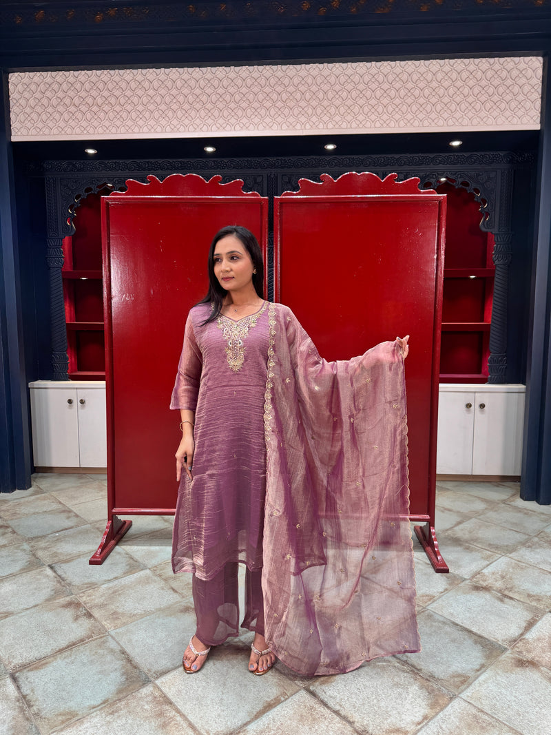 Dusty Mauve Kurta Set