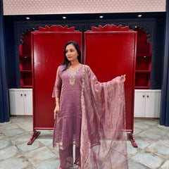 Dusty Mauve Kurta Set