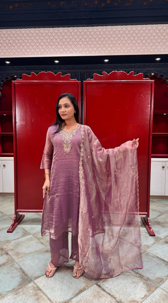 Dusty Mauve Kurta Set