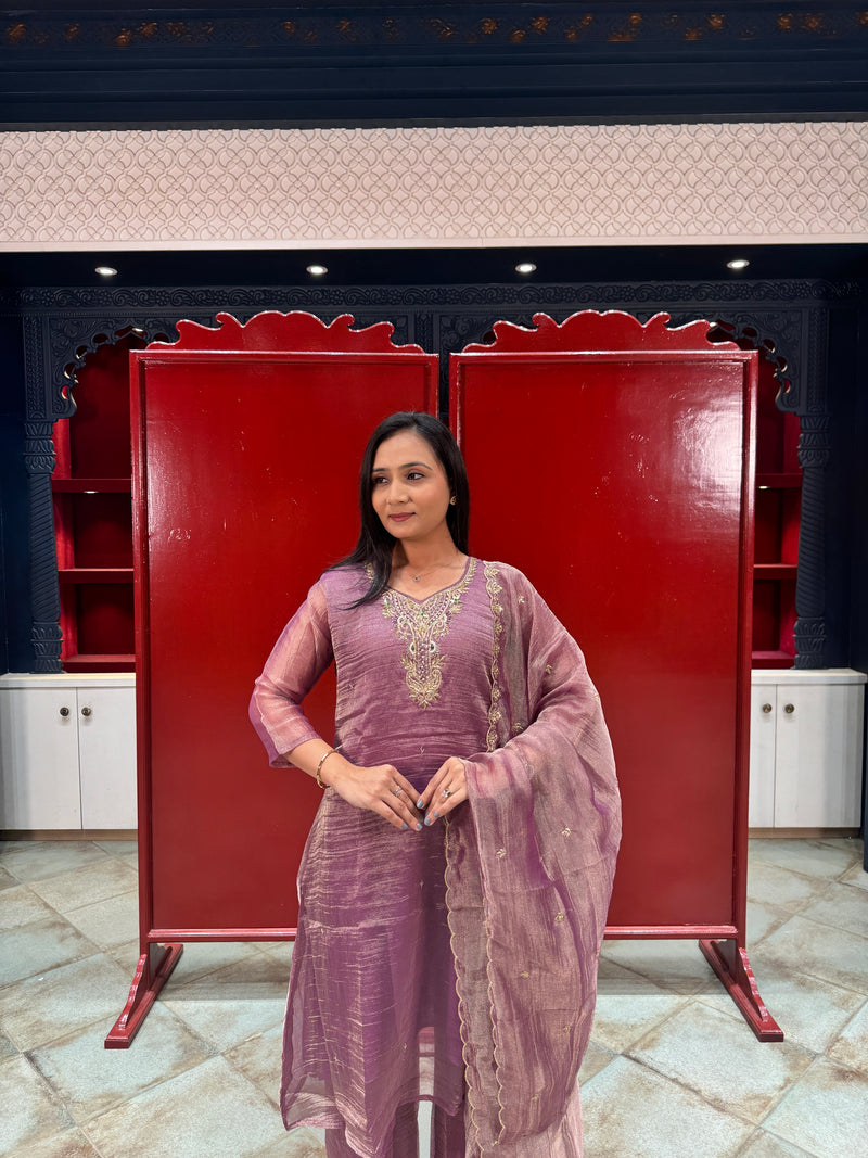 Dusty Mauve Kurta Set
