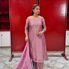 Muted Pink Kurta Set