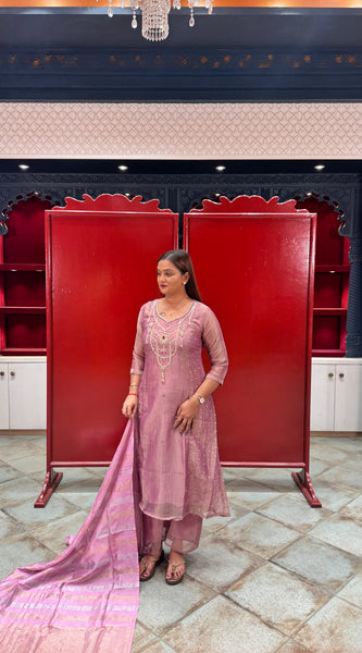 Muted Pink Kurta Set