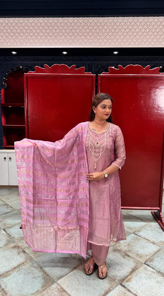 Muted Pink Kurta Set