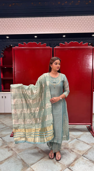 Sea Green Kurta Set