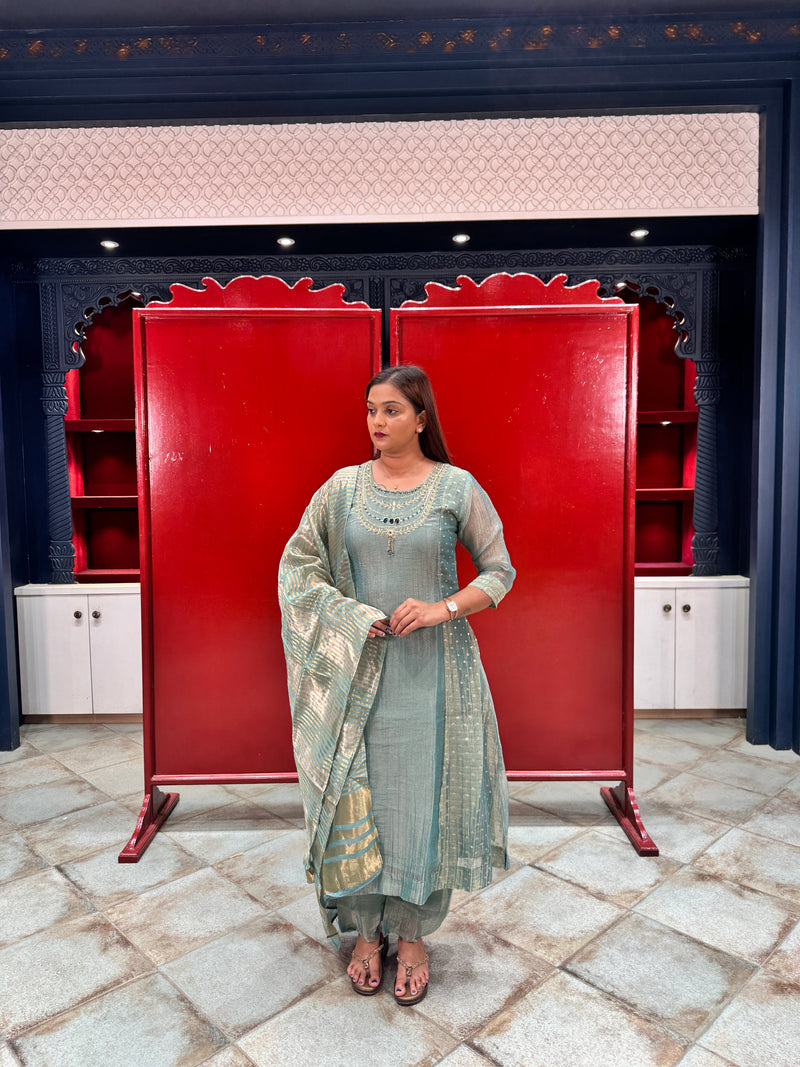 Sea Green Kurta Set