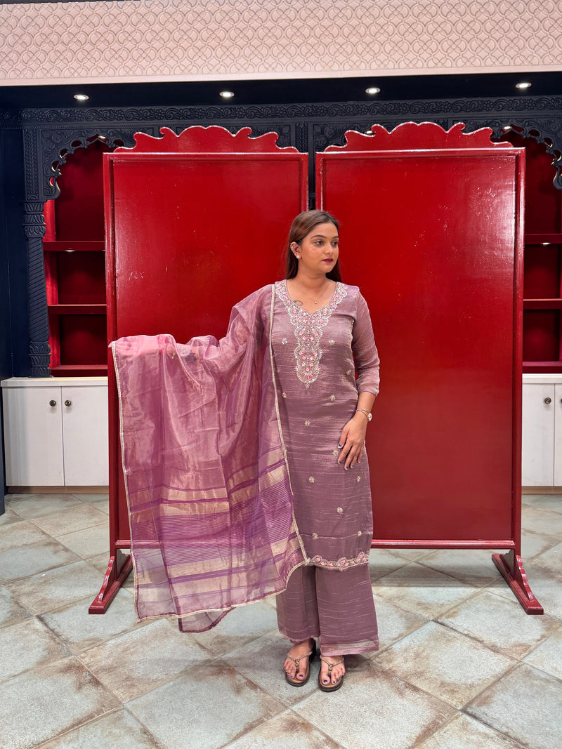 Dusty Purple Kurta Set