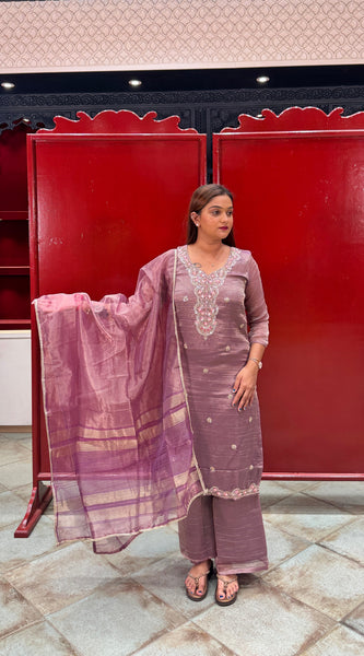 Dusty Purple Kurta Set