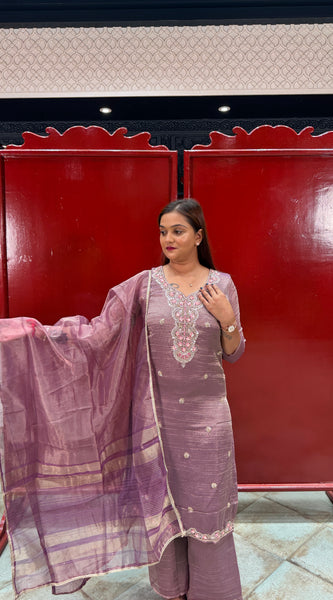 Dusty Purple Kurta Set