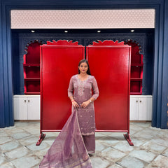 Dusty Purple Kurta Set