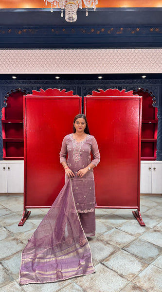 Dusty Purple Kurta Set