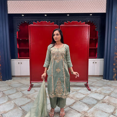 Sage Green Kurta Set