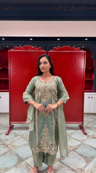 Sage Green Kurta Set