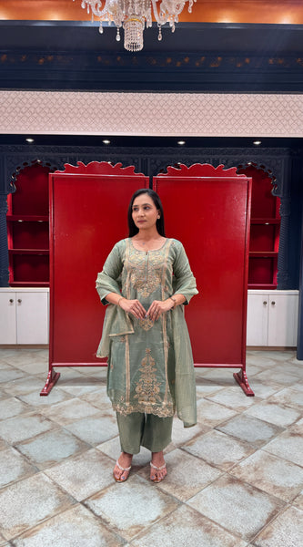 Sage Green Kurta Set