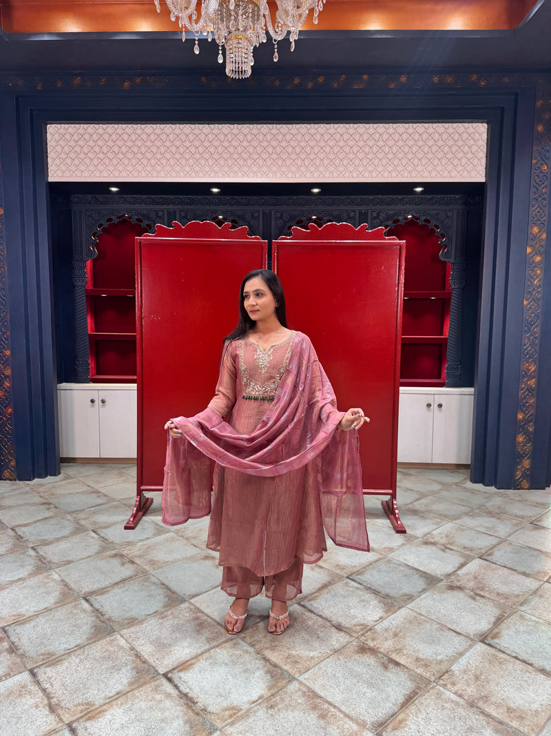Rose Pink Kurta Set