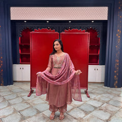 Rose Pink Kurta Set