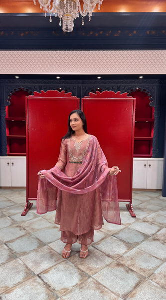 Rose Pink Kurta Set