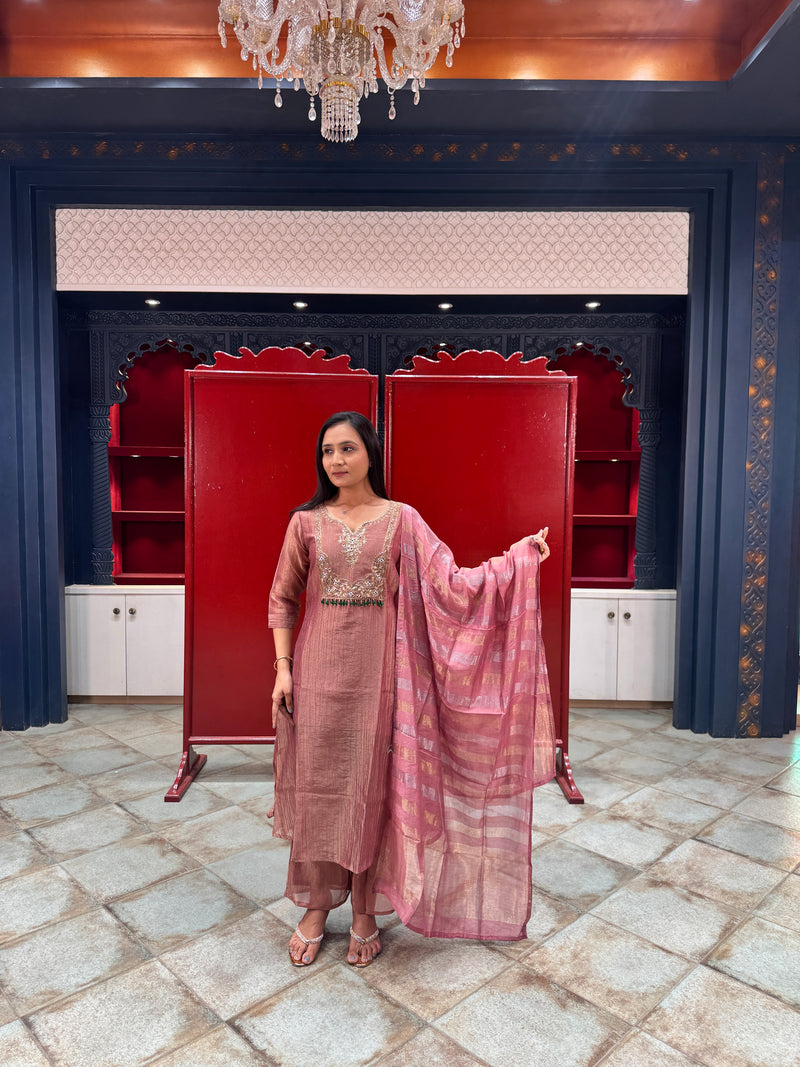 Rose Pink Kurta Set