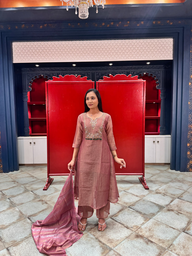 Rose Pink Kurta Set