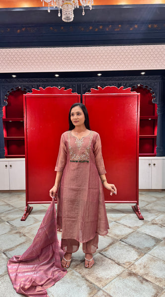 Rose Pink Kurta Set