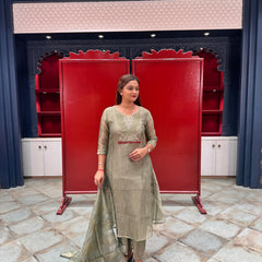 Olive Green Kurta Set