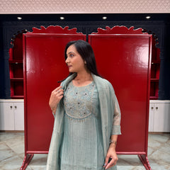 Aqua Green Kurta Set