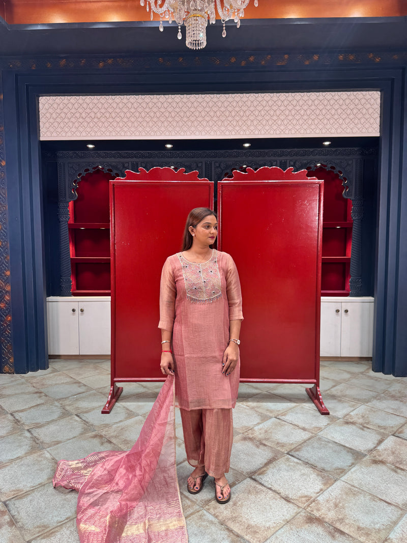 Blush Pink Kurta Set
