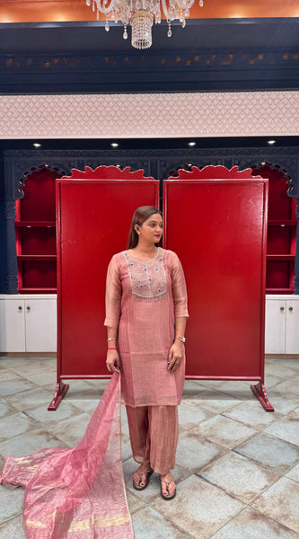 Blush Pink Kurta Set