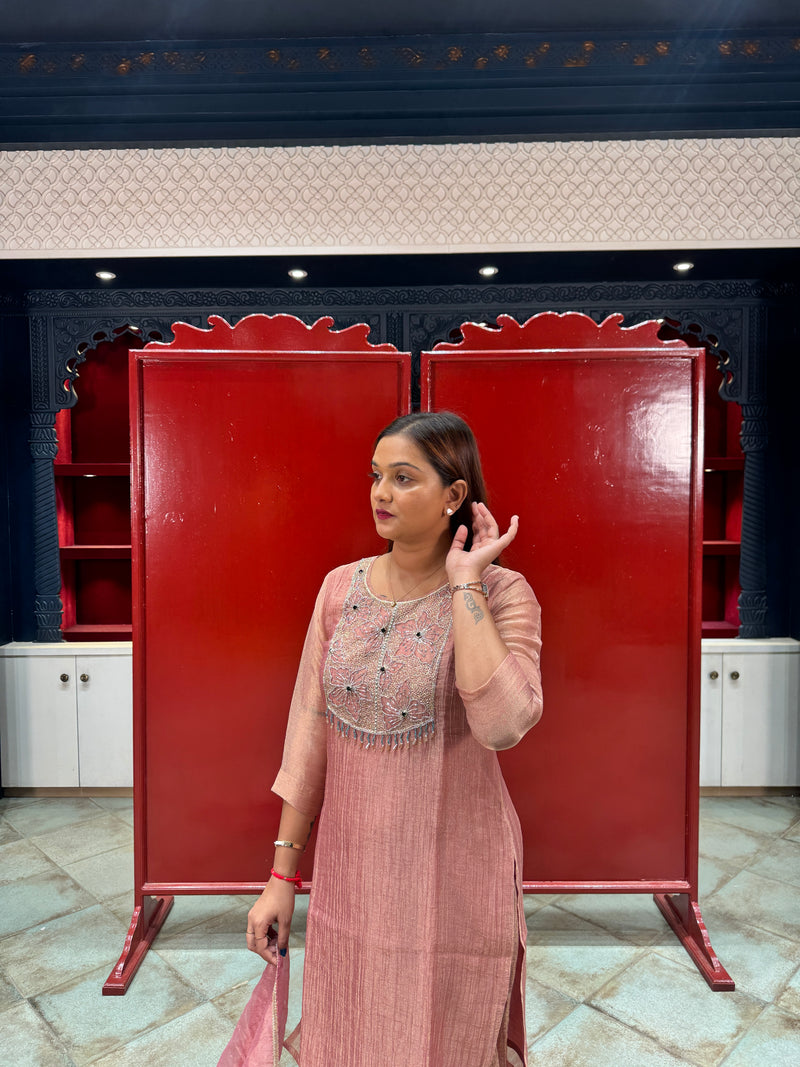 Blush Pink Kurta Set