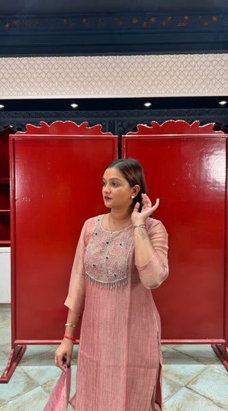 Blush Pink Kurta Set