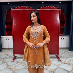 Mustard Gold Kurta Set
