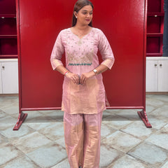 Blush Pink & Gold Co-Ord Set