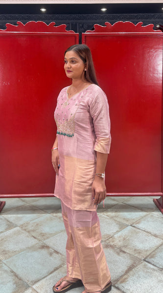 Blush Pink & Gold Co-Ord Set