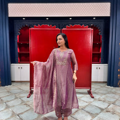Lavender Kurta Set