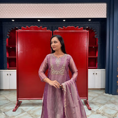 Lavender Kurta Set