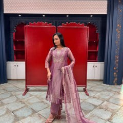 Lavender Kurta Set
