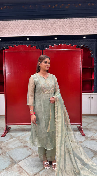 Pistachio Green Kurta Set
