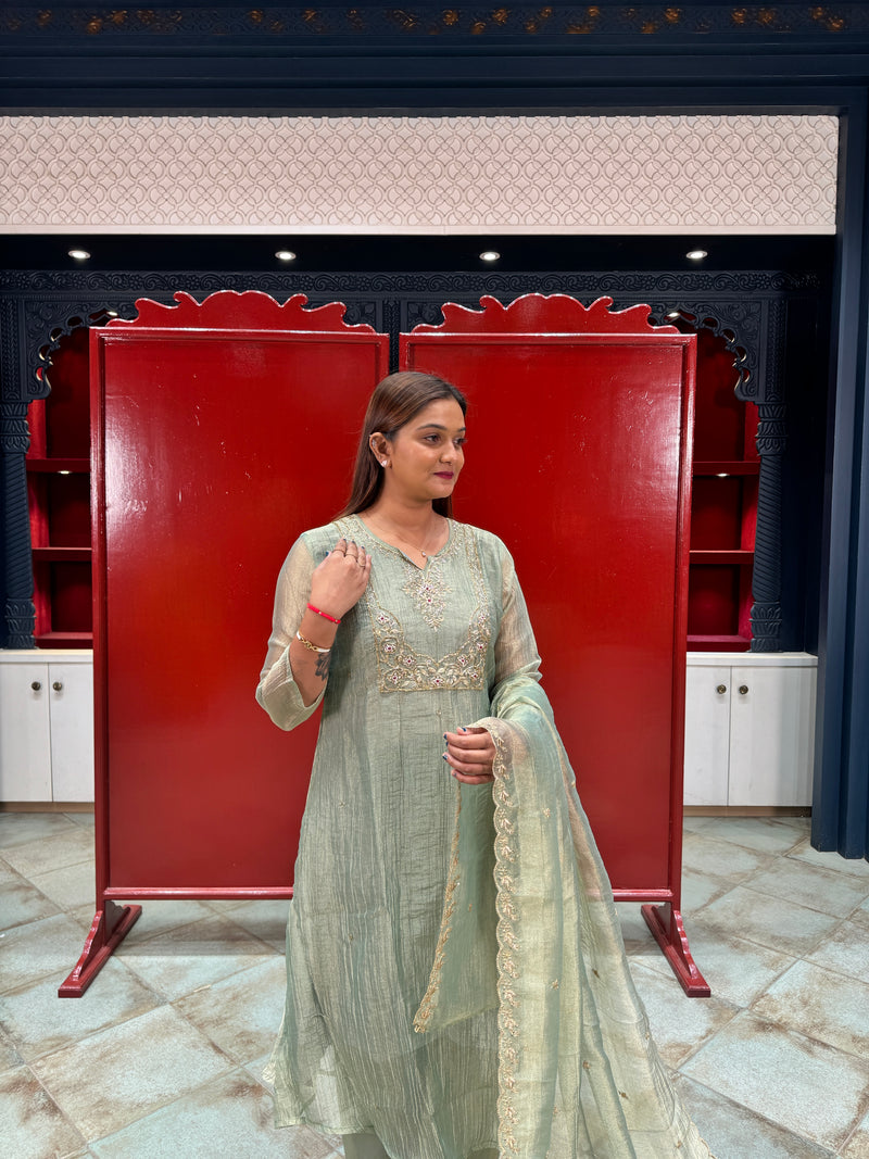 Pistachio Green Kurta Set