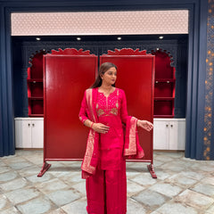 Rani Pink Kurta Set