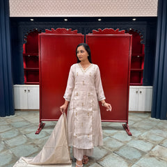 Off-White Kurta Set